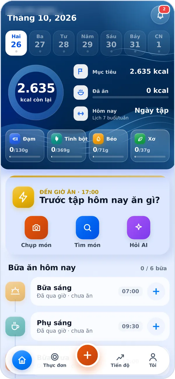 Màn Hôm nay của app