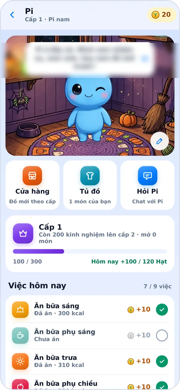 Phòng của Pi