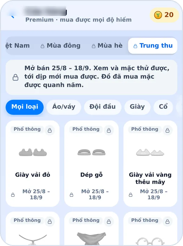 Thẻ Pi ở màn Hôm nay