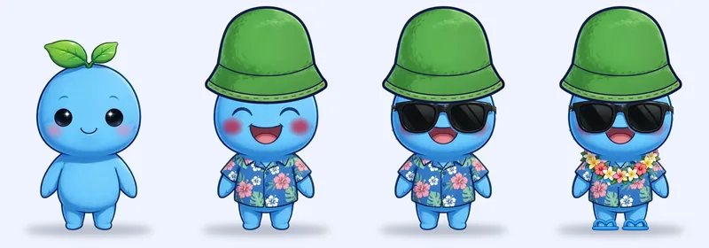 Pi mặc thêm từng món